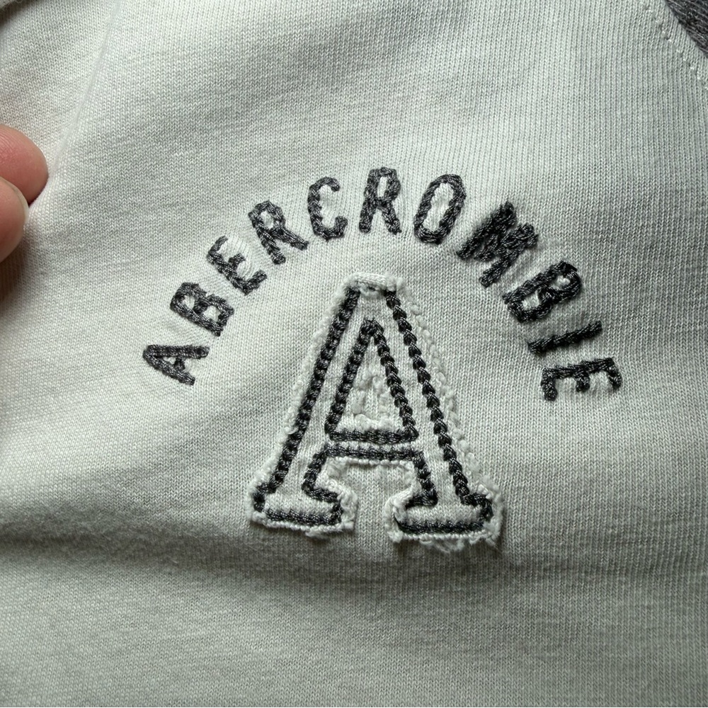 VTG 90s Abercrombie & Fitch Moose Raglan Muscle Tee Mens XL Single Stitch USA - Picture 2 of 8